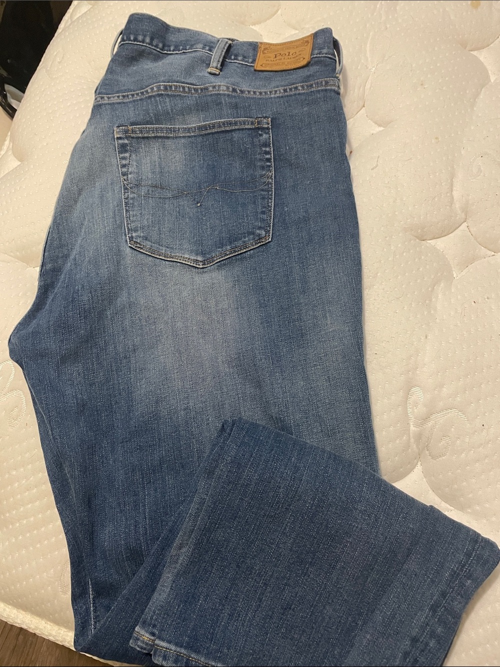 Polo by Ralph Lauren Men's 46x32 Hampton Relaxed Straight Jeans